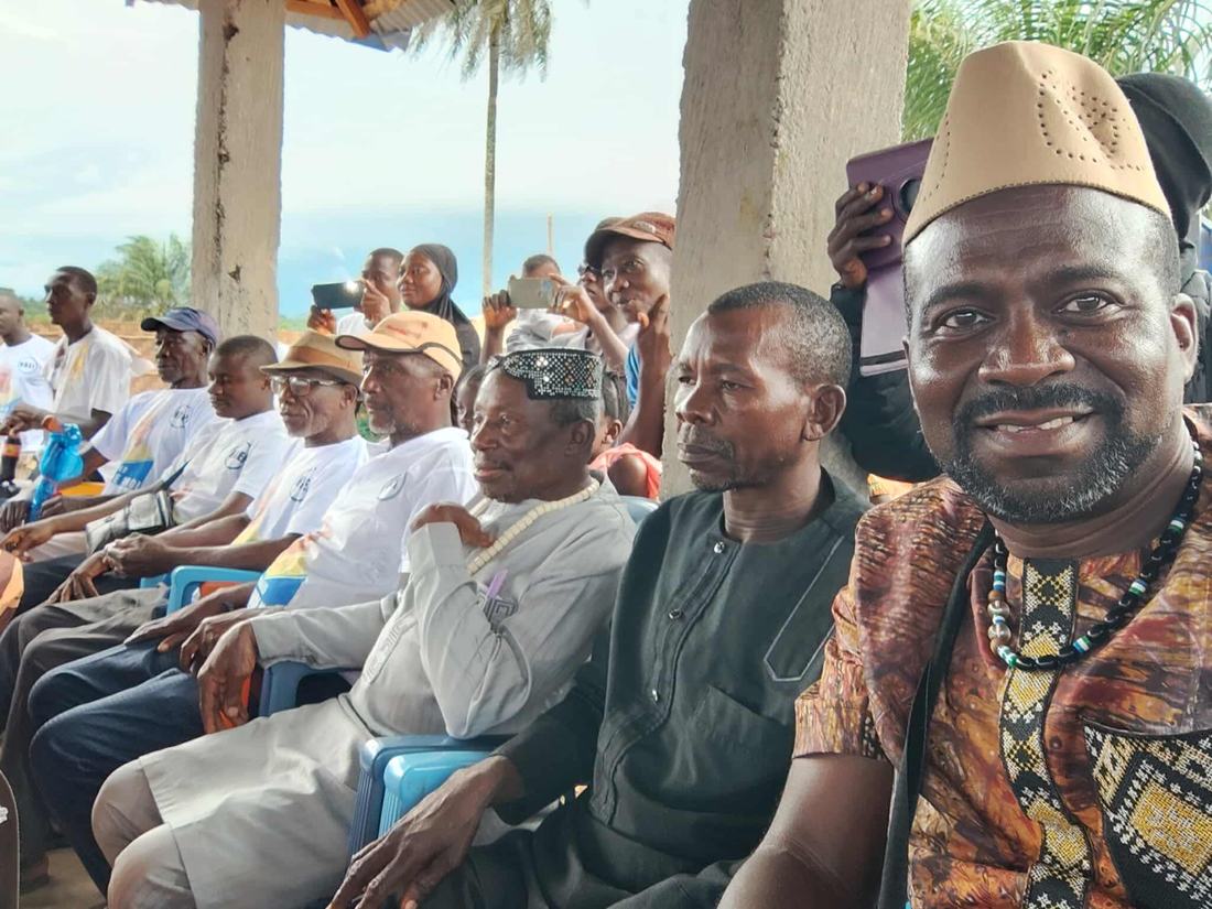 A gathering in Wonde Chiefdom